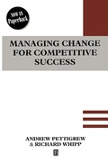 Cover: Managing Change for Competitive Success - Wiley