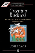 Cover: Greening Business - Wiley