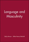 Cover: Language and Masculinity - Wiley