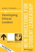 Cover: Developing Ethical Leaders - Jossey-Bass