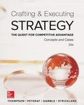 Cover: Crafting & Executing Strategy: Concepts and Cases with Connect Access Card - Irwin/McGraw-Hill