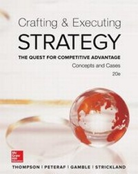 Enlarge image Cover: Crafting & Executing Strategy: Concepts and Cases with Connect Access Card - Irwin/McGraw-Hill