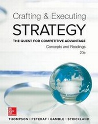 Enlarge image Cover: Crafting and Executing Strategy: Concepts and Readings with Connect Access Card - Irwin/McGraw-Hill