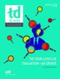 Cover: The Four Levels of Evaluation - An Update - ASTD Press