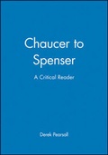 Cover: Chaucer to Spenser - Wiley