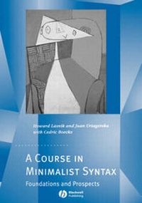 Enlarge image Cover: A Course in Minimalist Syntax - Wiley
