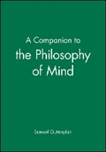 Cover: A Companion to the Philosophy of Mind - Wiley