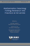 Cover: Mathematics Teaching - Information Age Publishing
