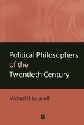 Cover: Political Philosophers of the Twentieth Century - Wiley