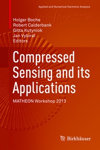 Enlarge image Cover: Compressed Sensing and its Applications - Birkhäuser