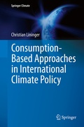 Cover: Consumption-Based Approaches in International Climate Policy - Springer