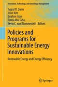 Cover: Policies and Programs for Sustainable Energy Innovations - Springer