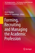 Cover: Forming, Recruiting and Managing the Academic Profession - Springer