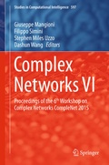 Cover: Complex Networks VI - Springer