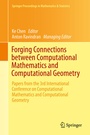 Cover: Forging Connections between Computational Mathematics and Computational Geometry - Springer