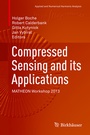 Cover: Compressed Sensing and its Applications - Birkhäuser