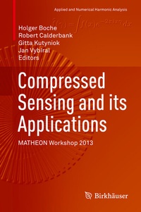 Abbildung von: Compressed Sensing and its Applications - Birkhäuser