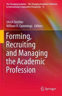 Enlarge image Cover: Forming, Recruiting and Managing the Academic Profession - Springer
