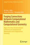 Cover: Forging Connections between Computational Mathematics and Computational Geometry - Springer