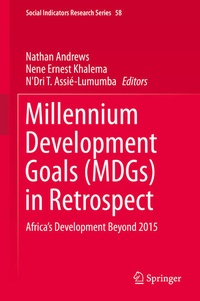 Bild: Millennium Development Goals (MDGs) in Retrospect - Springer