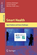 Cover: Smart Health - Springer