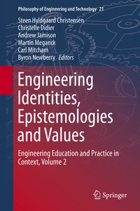 Enlarge image Cover: Engineering Identities, Epistemologies and Values - Springer