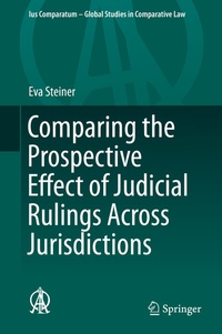 Enlarge image Cover: Comparing the Prospective Effect of Judicial Rulings Across Jurisdictions - Springer