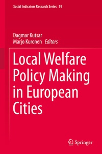 Enlarge image Cover: Local Welfare Policy Making in European Cities - Springer