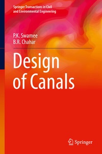 Enlarge image Cover: Design of Canals - Springer