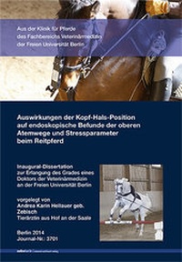 Abbildung von: Auswirkungen der Kopf-Hals-Position auf endoskopische Befunde der oberen Atemwege und Stressparameter beim Reitpferd - Mensch & Buch