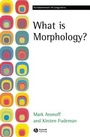 Bild: What is Morphology? - Blackwell Publishers
