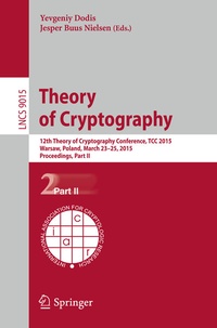 Abbildung von: Theory of Cryptography - Springer
