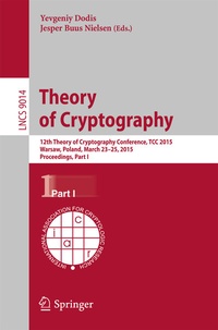Abbildung von: Theory of Cryptography - Springer