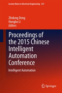 Abbildung von: Proceedings of the 2015 Chinese Intelligent Automation Conference - Springer