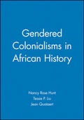 Cover: Gendered Colonialisms in African History - Wiley
