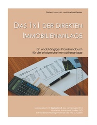 Abbildung von: Das 1x1 der direkten Immobilienanlage - BoD - Books on Demand