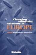 Cover: Changing Industrial Relations in Europe - Wiley