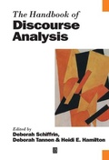 Cover: The Handbook of Discourse Analysis - Wiley