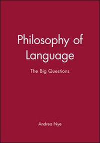 Enlarge image Cover: Philosophy of Language - Wiley
