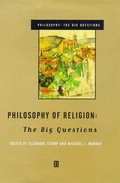 Cover: Philosophy of Religion - Wiley