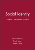Cover: Social Identity: Context, Commitment, Content - Wiley