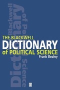 Cover: The Blackwell Dictionary of Political Science - Wiley