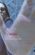 Cover: McNae's Essential Law for Journalists - LexisNexis UK