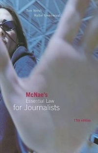 Bild: McNae's Essential Law for Journalists - LexisNexis UK