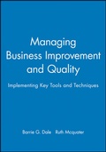 Cover: Managing Business Improvement and Quality - Wiley