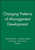 Cover: Changing Patterns of Management Development - Wiley