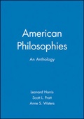 Cover: American Philosophies - Wiley