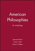 Cover: American Philosophies - Wiley