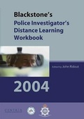 Bild: Blackstone's Police Investigator's Distance Learning Workbook 2004 - Oxford University Press