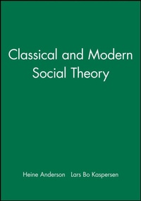 Enlarge image Cover: Classical and Modern Social Theory - Wiley